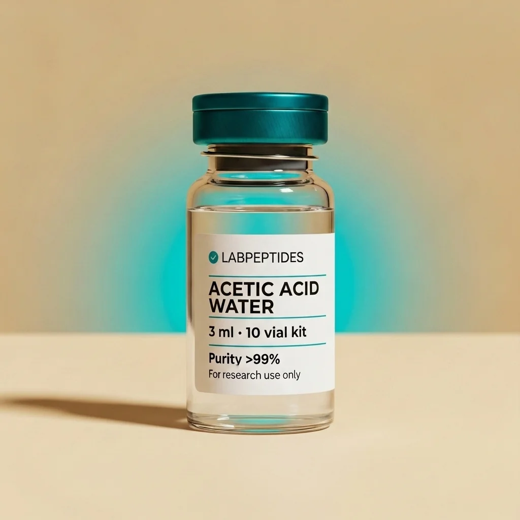 Acetic Acid Water 30 ml research vial
